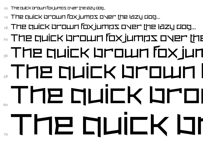 Vermin Vore font waterfall